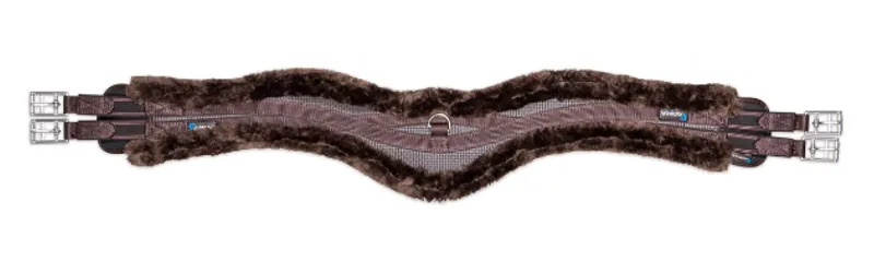 ARMA SupaFleece Anatomical Girth With Elastic Brown